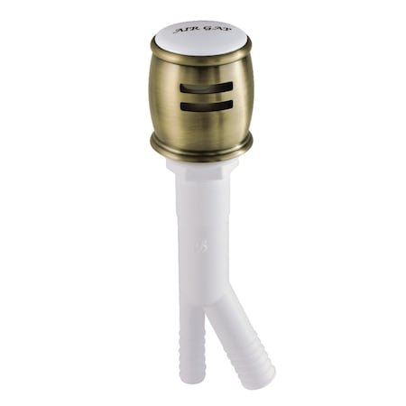 Kingston Brass K511AB Dishwasher Air Gap, Antique Brass K511AB